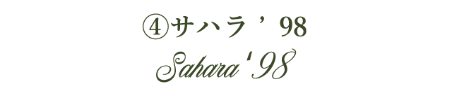 ④サハラ ’98