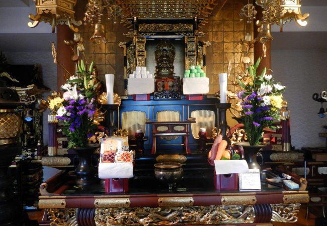 春彼岸の準備　鴻鵠殿