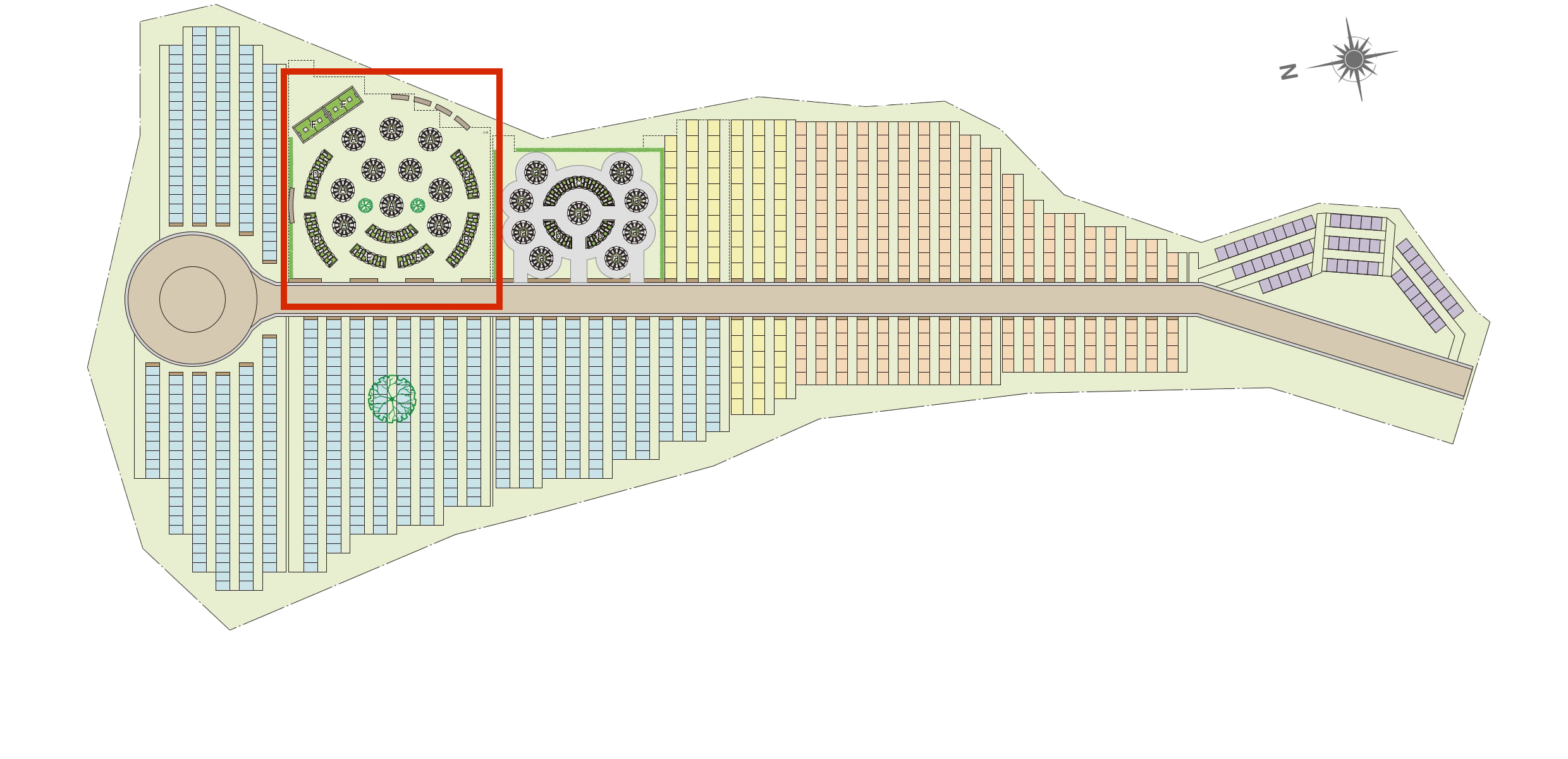 サークル墓地建墓工事 17区